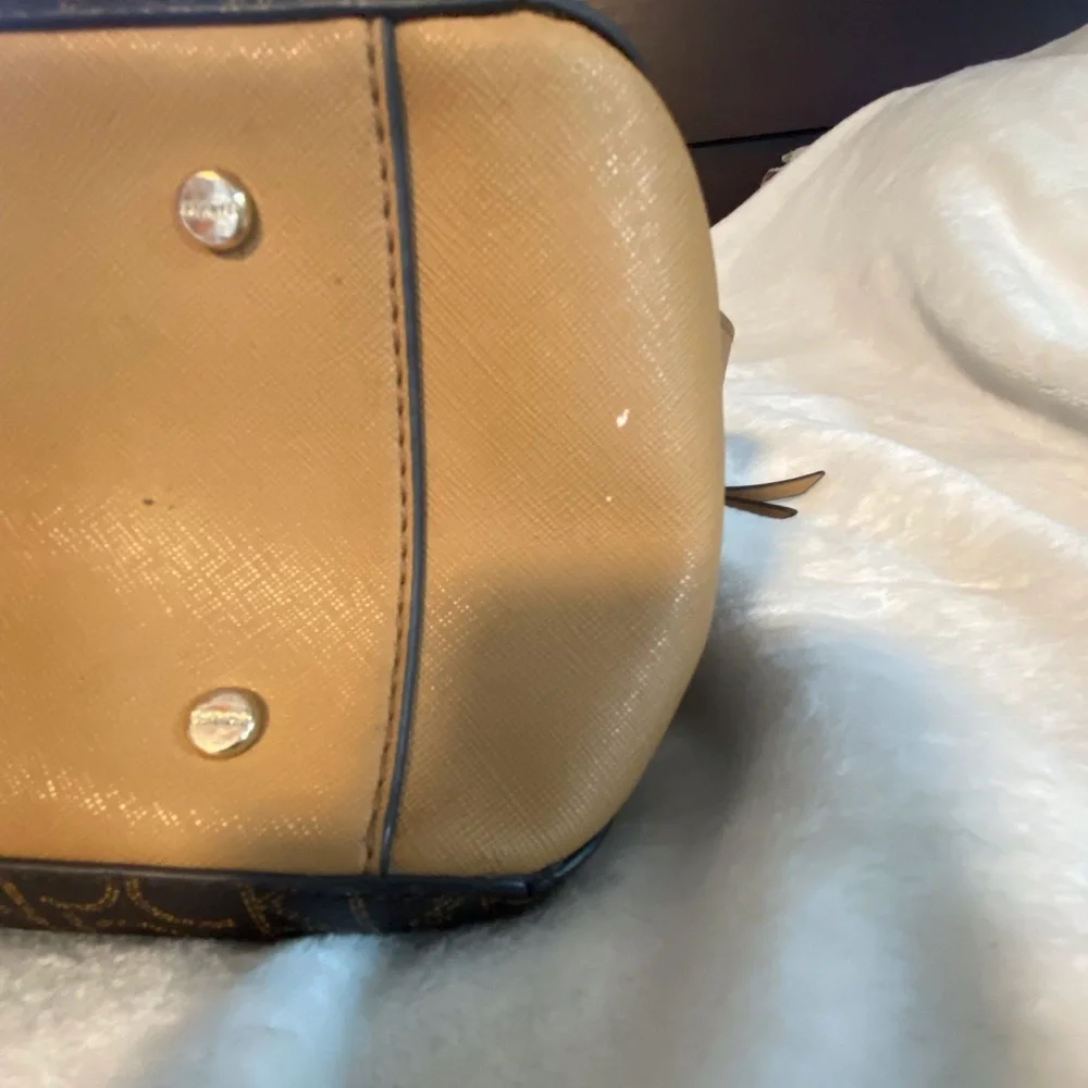Calvin Klein‎ Tan and Brown Satchel